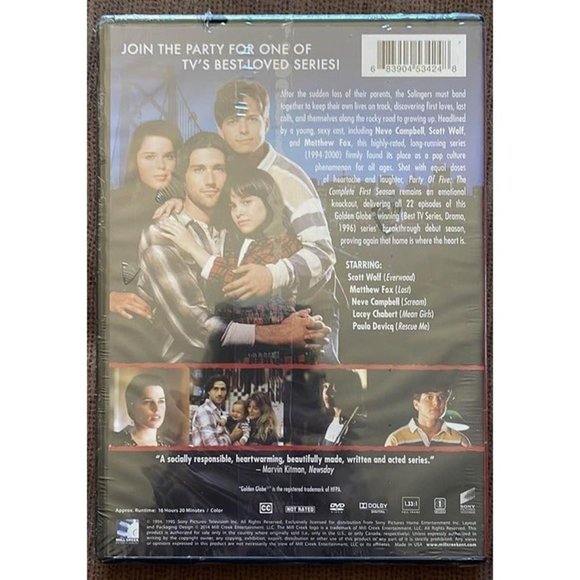 Party of Five - The Complete First Season (DVD, 2014, 4-Disc Set) - Picture 3 of 3